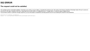 Fixing CloudFront 502: Lambda Result Validation