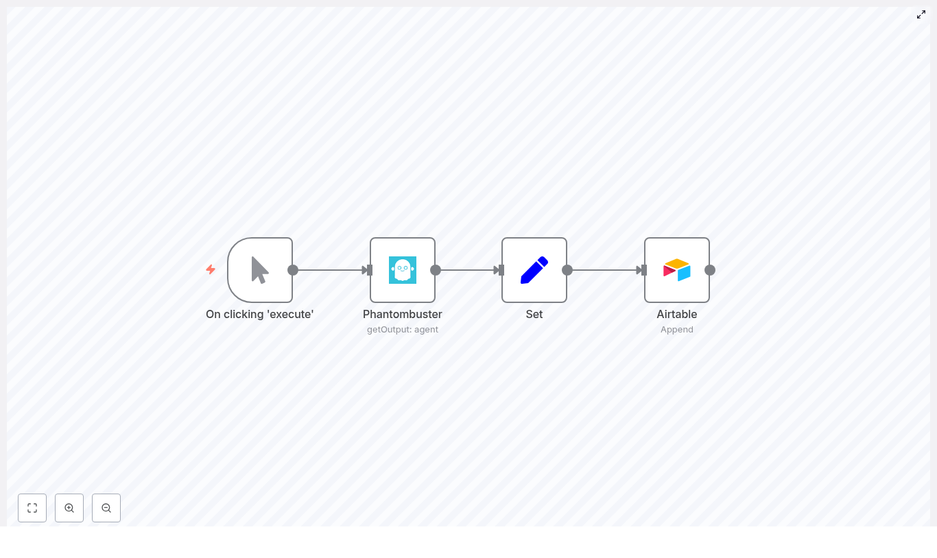 n8n + Phantombuster to Airtable: Save Phantom Output