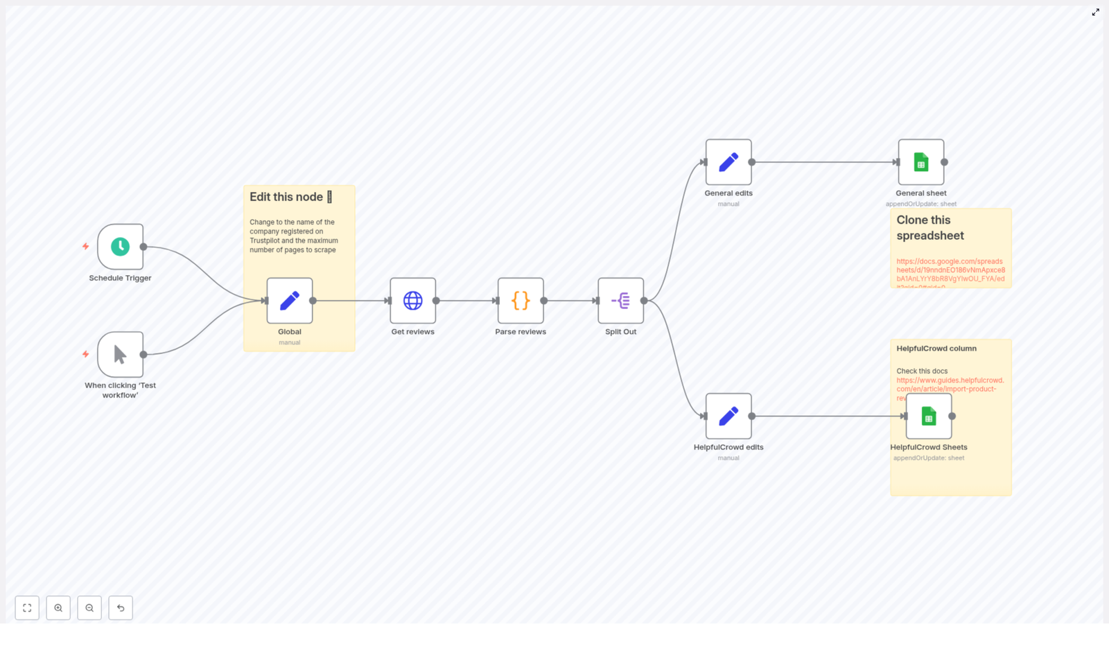 Scrape Trustpilot Reviews to Google Sheets
