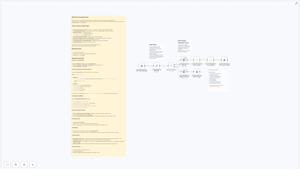AI Voice Appointment Setter with Google Calendar
